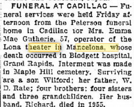 Lona Theatre - 28 Oct 1957 Former Operator Passes Away (newer photo)